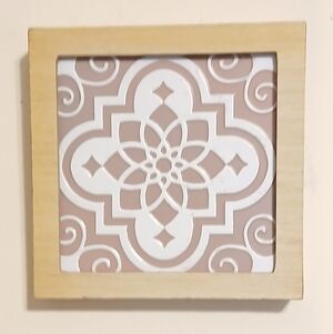 Madalia Pattern Wood Frame